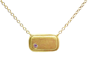 Cobble & Stone Provence Reversible Necklace -18k Royal Gold