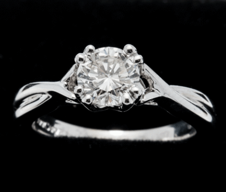 Classic 1.0 ct.  GIA Certified Round Brilliant Diamond Ring  Size 6 3/4 (GIA Certified)